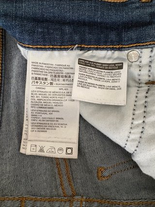 Jeans Levi's Mile High Super Skinny Donna Tg. 40