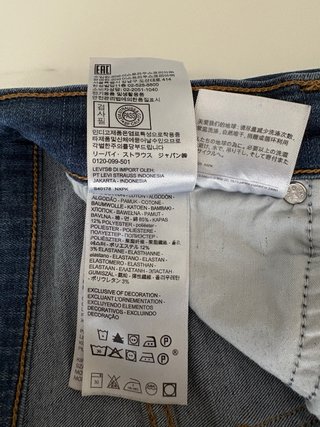 Jeans Levi's Mile High Super Skinny Donna Tg. 40