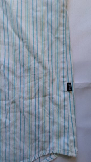 Camicia a righe Hugo Boss manica corta