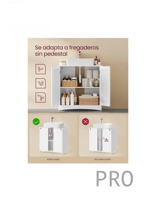 Aramario de Lavabo, Armario Debajo de Lavabo,