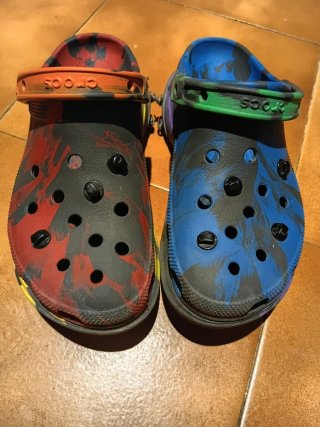 Crocs sandalias multicolor