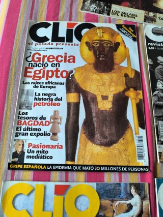 Lote 5 revistas Clio