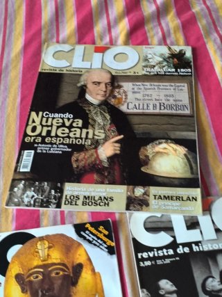 Lote 5 revistas Clio