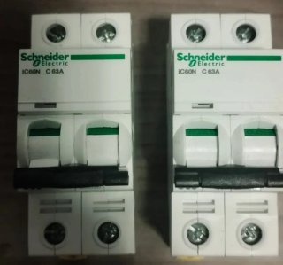 Schneider Interruptor Magnetotérmico IC60N 2P 63A