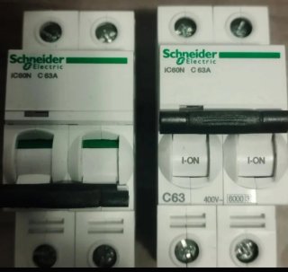 Schneider Interruptor Magnetotérmico IC60N 2P 63A