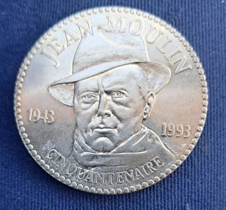 Moneda Francesa Jean Moulin 1993