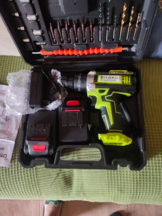 Taladro Atornillador 21V + Accesorios