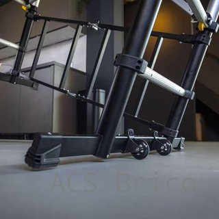 Andamio Telescópico Aluminio Plegable Plataforma 90 cm