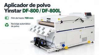 DTF 60 cm nuevo: 2 Epson i3200 + shaker + prensa
