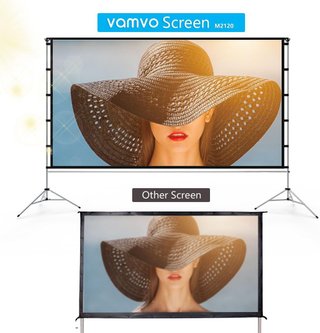 Pantalla de Proyector Portátil Vamvo 120