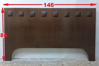 Cabecero Castellano Antiguo Sapelli 135