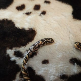 Torque Cuello y Brazalete Vikingos Forjados a mano