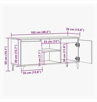 Mueble TV madera