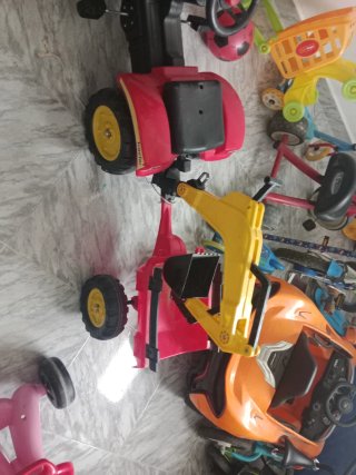 Tractor de pedales grande