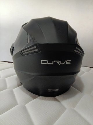 Casco Moto Curve Mercury Negro