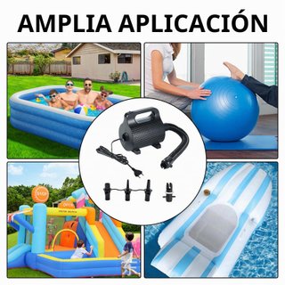 Inflador Eléctrico con 4 Boquillas