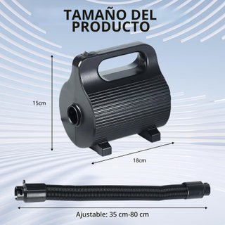 Inflador Eléctrico con 4 Boquillas