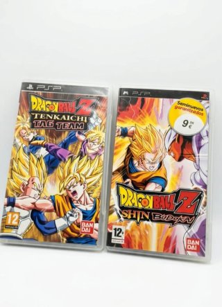 Lote 2 Dragon Ball Z Tenkaichi + Budokai (PSP)