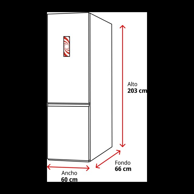 Frigorífico Combi Balay 3KFE753WI