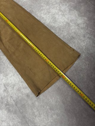 Pantalones de ante marrones acampanados