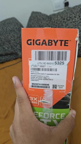 Gigabyte RTX 3070 Ti 8GB OC Gaming