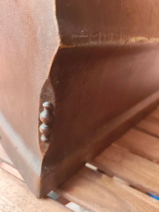 Antigua Tapa de Madera para Máquina de Coser