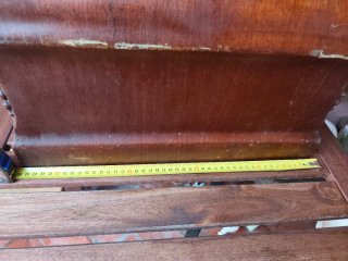 Antigua Tapa de Madera para Máquina de Coser