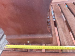 Antigua Tapa de Madera para Máquina de Coser