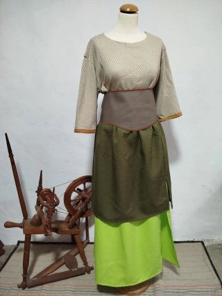 Conjunto Mujer Medieval Cosplay