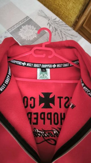 Sudadera West Coast Choppers Roja