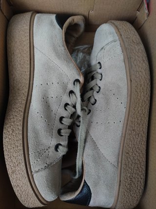 Zapatillas Victoria Piel serraje T37made in Spain