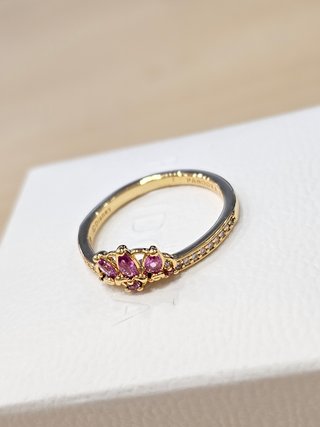 Anillo Pandora Tiara Rapunzel Talla 56+caja