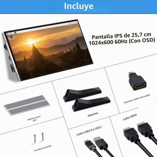 Pantalla LCD GeeekPi 10.1 Pulgadas