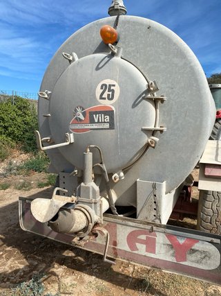 Cuba galvanizada para tractor de 12.000 litros