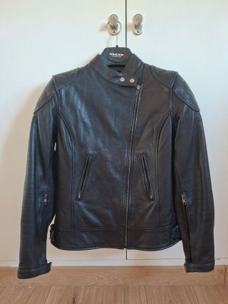 Chaqueta de Cuero para Moto de Mujer
