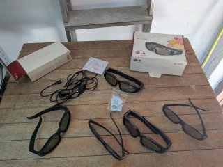 Lotto 5 Occhiali 3D Attivi LG AG-S100