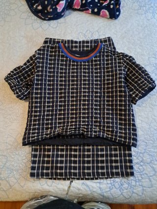 Conjunto de Falda y Camiseta Estampado