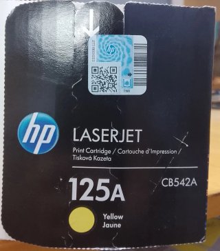 Cartucho Tinta HP LaserJet 125A Amarillo CB542A