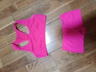 Conjunto deportivo niña rosa