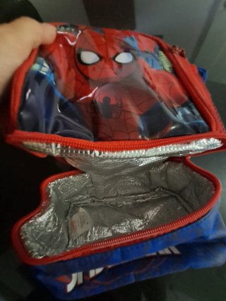 Mochila Térmica y 2 Carteras Spiderman