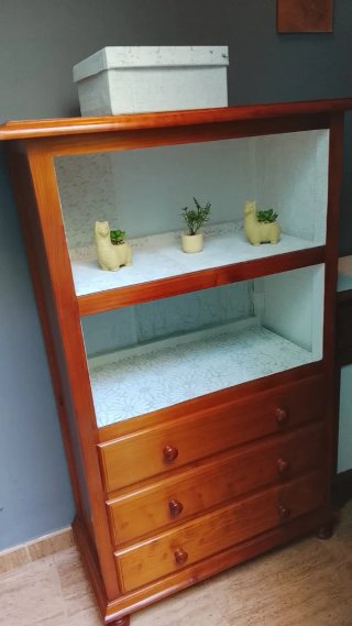 Lote de 2 Muebles de Madera