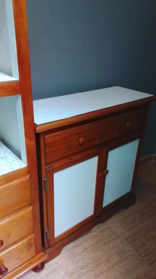 Lote de 2 Muebles de Madera