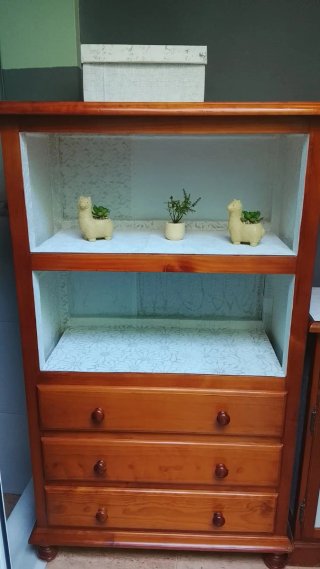 Lote de 2 Muebles de Madera