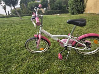 Bicicleta niña Btwin 16 rosa