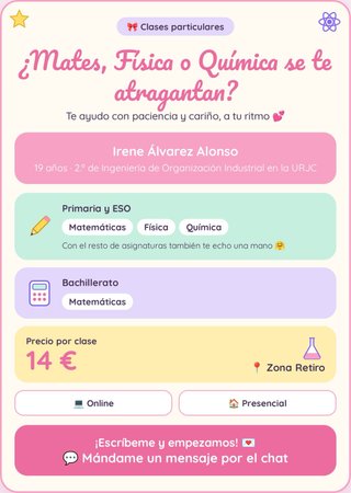 Clases particulares  Retiro