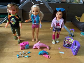 Lote de 3 Muñecas Nancy y Accesorios