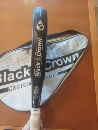 Pala de pádel black Crown máster the Game sp soft