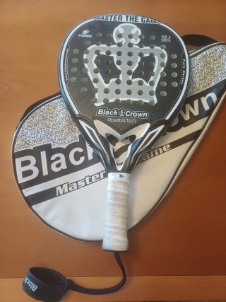 Pala de pádel black Crown máster the Game sp soft