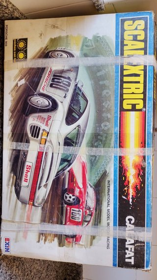 Scalextric, caja vacia