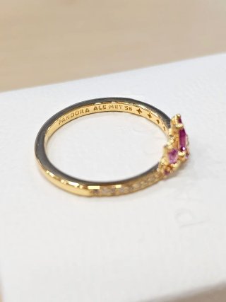 Anillo Pandora Disney Rapunzel Talla 58+caja